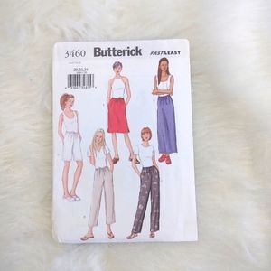Butterick 340 Fast & Easy Skirt Shorts Pants Size 20-22-24